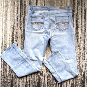 Buffalo Light Wash Mid Rise Jeans